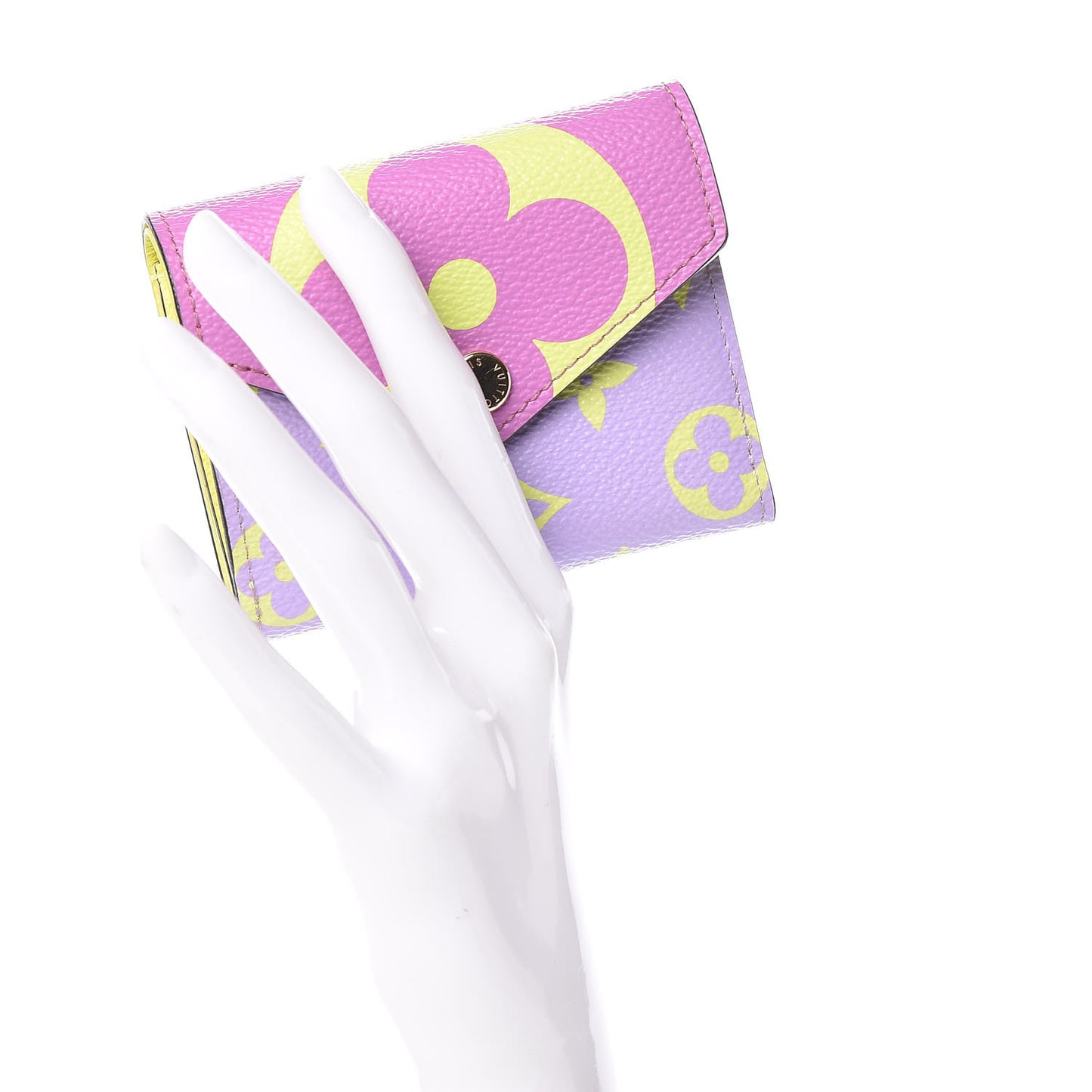 Monogram Giant Zoe Wallet Pink Lilac