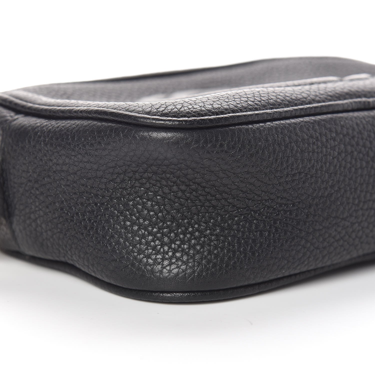 Gucci Pebbled Calfskin Mini Soho Disco Bag Black 9 of 12