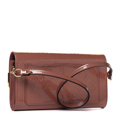 Louis Vuitton Vernis Rossmore MM Rose Velours 3 of 8