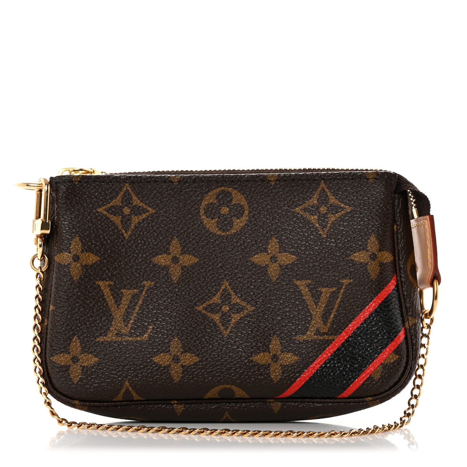 Louis Vuitton Monogram My LV Heritage Mini Pochette Accessories Rouge Black 1 of 10