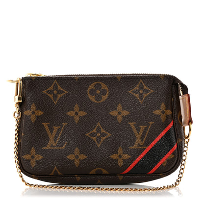Louis Vuitton Monogram My LV Heritage Mini Pochette Accessories Rouge Black 1 of 10
