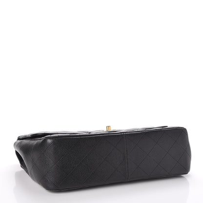 Chanel Caviar Quilted Jumbo Double Flap Black 5 of 8