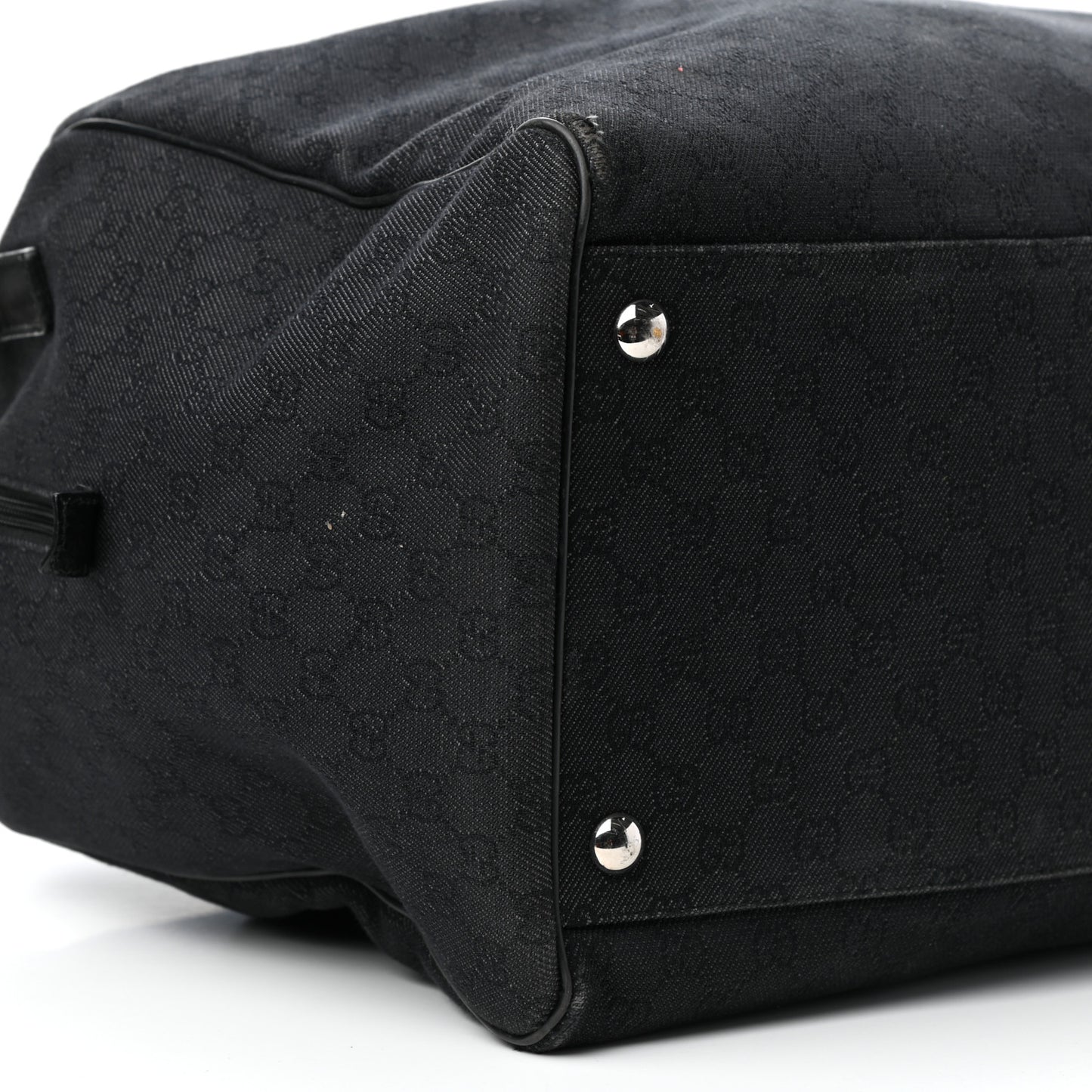 Denim Monogram Large Duffle Black