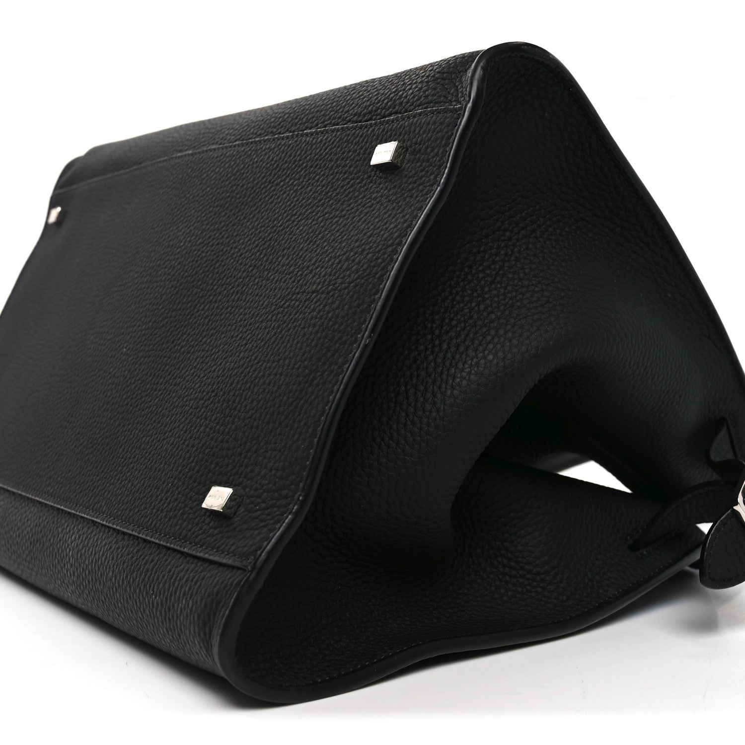 The Row Matte Grained Calfskin Soft Margaux 15 Black 9 of 9
