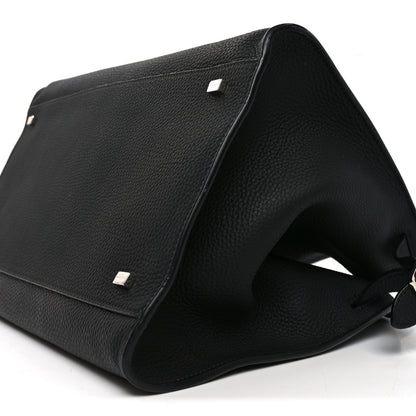 The Row Matte Grained Calfskin Soft Margaux 15 Black 9 of 9