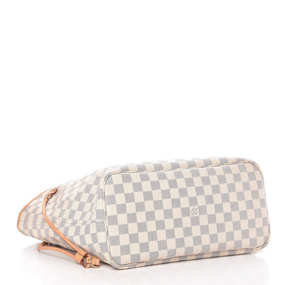 Louis Vuitton Damier Azur Neo Neverfull MM Rose Ballerine 5 of 24