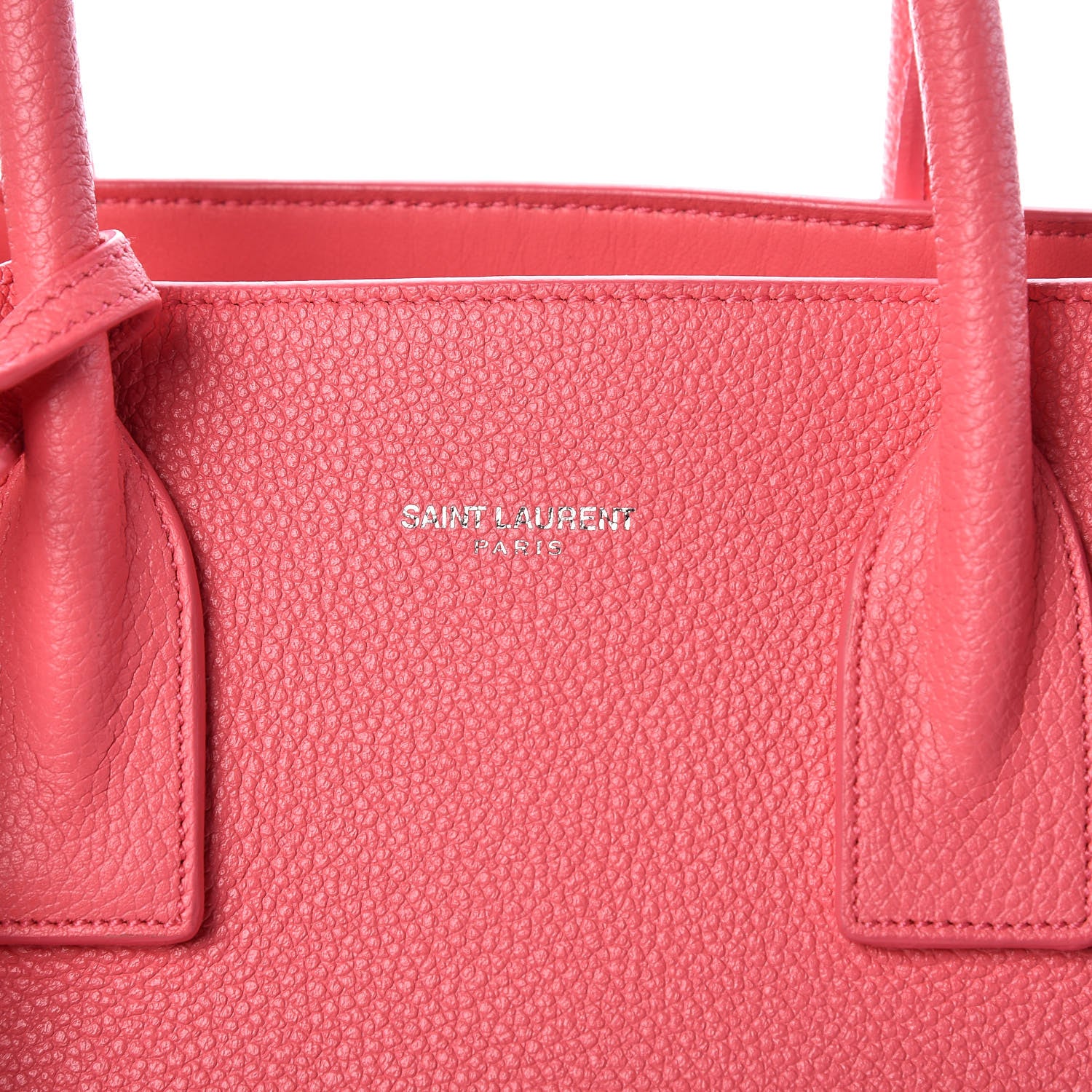 Saint Laurent Grained Calfskin Baby Sac De Jour Rose Clair 8 of 14