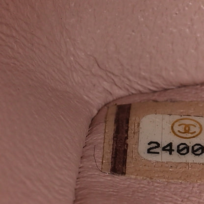 Chanel Calfskin Chevron Quilted Mini Rectangular Flap Light Pink 6 of 11