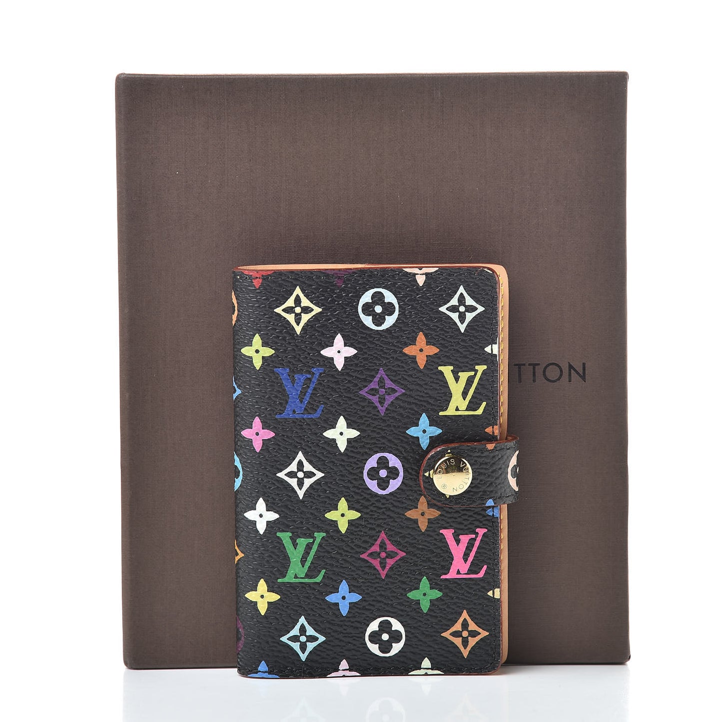 Monogram Multicolor Carnet de Bal Mini Agenda Cover Black