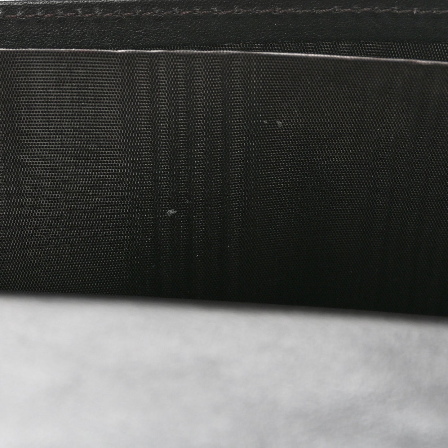 Guccissima Margaux Calfskin Metal Bar Continental Flap Wallet Black