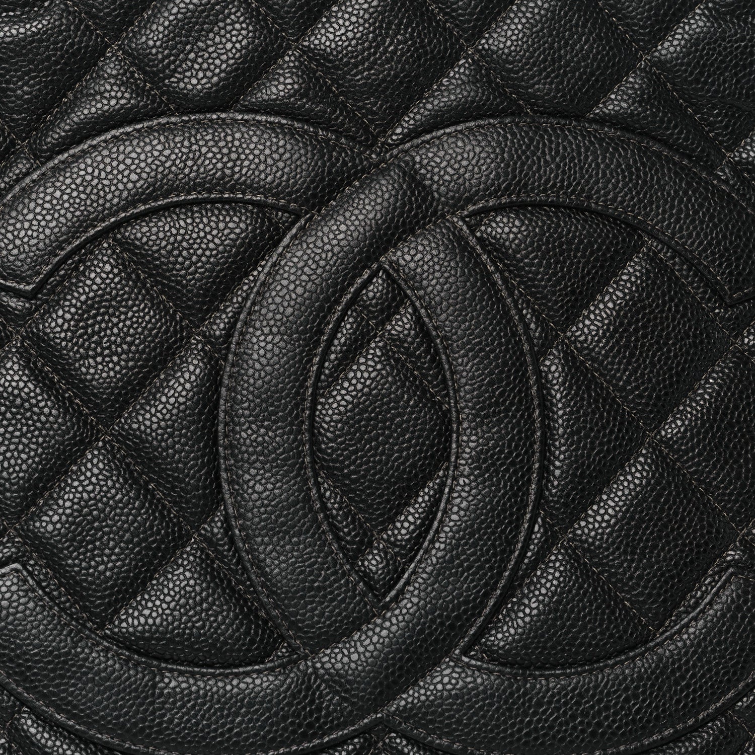 Chanel Caviar Quilted Medallion Tote Black 8 of 12