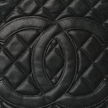 Chanel Caviar Quilted Medallion Tote Black 8 of 12