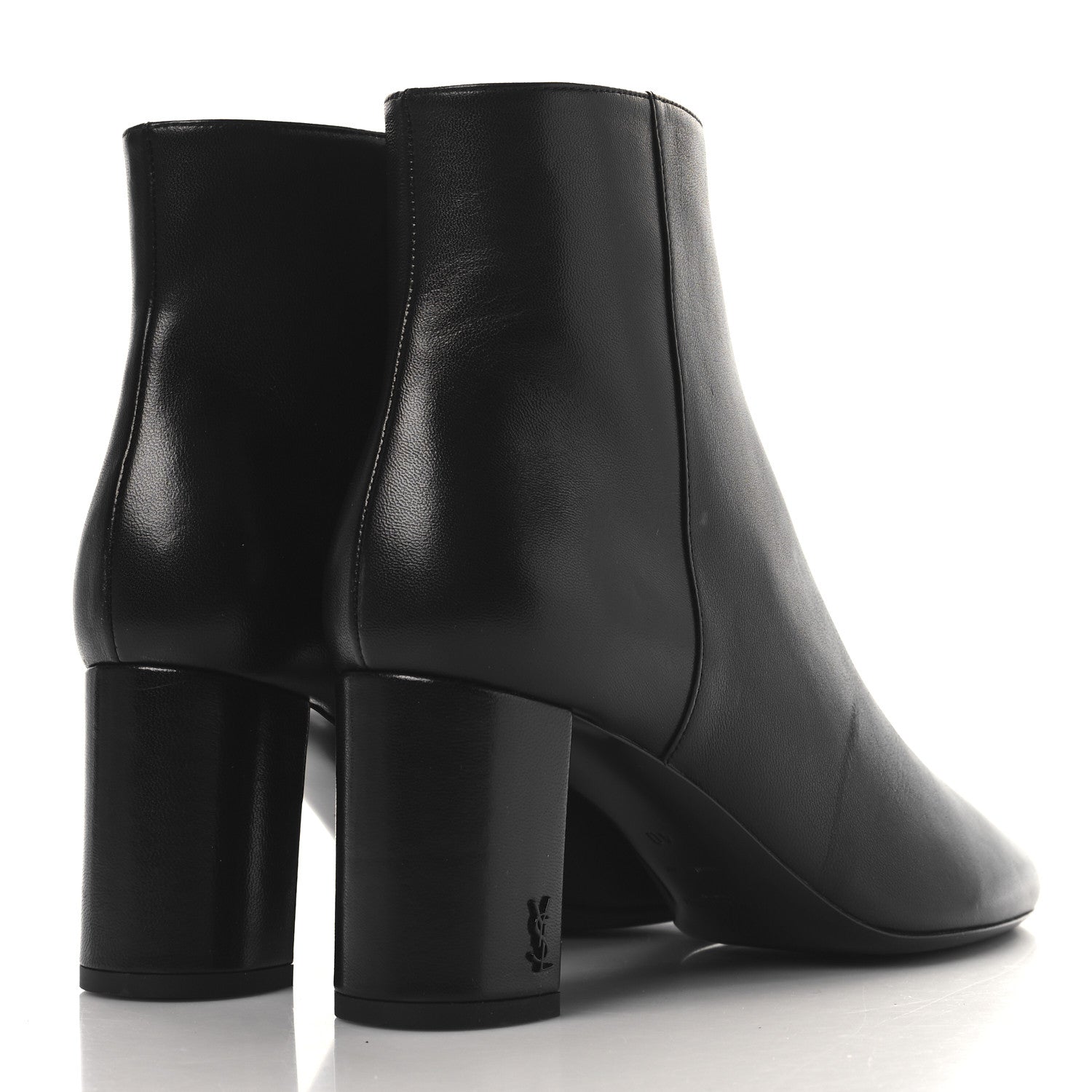 Saint Laurent Nappa Vendome Loulou 70mm Ankle Zip Boot 40 Black 5 of 9