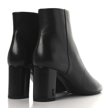 Saint Laurent Nappa Vendome Loulou 70mm Ankle Zip Boot 40 Black 5 of 9