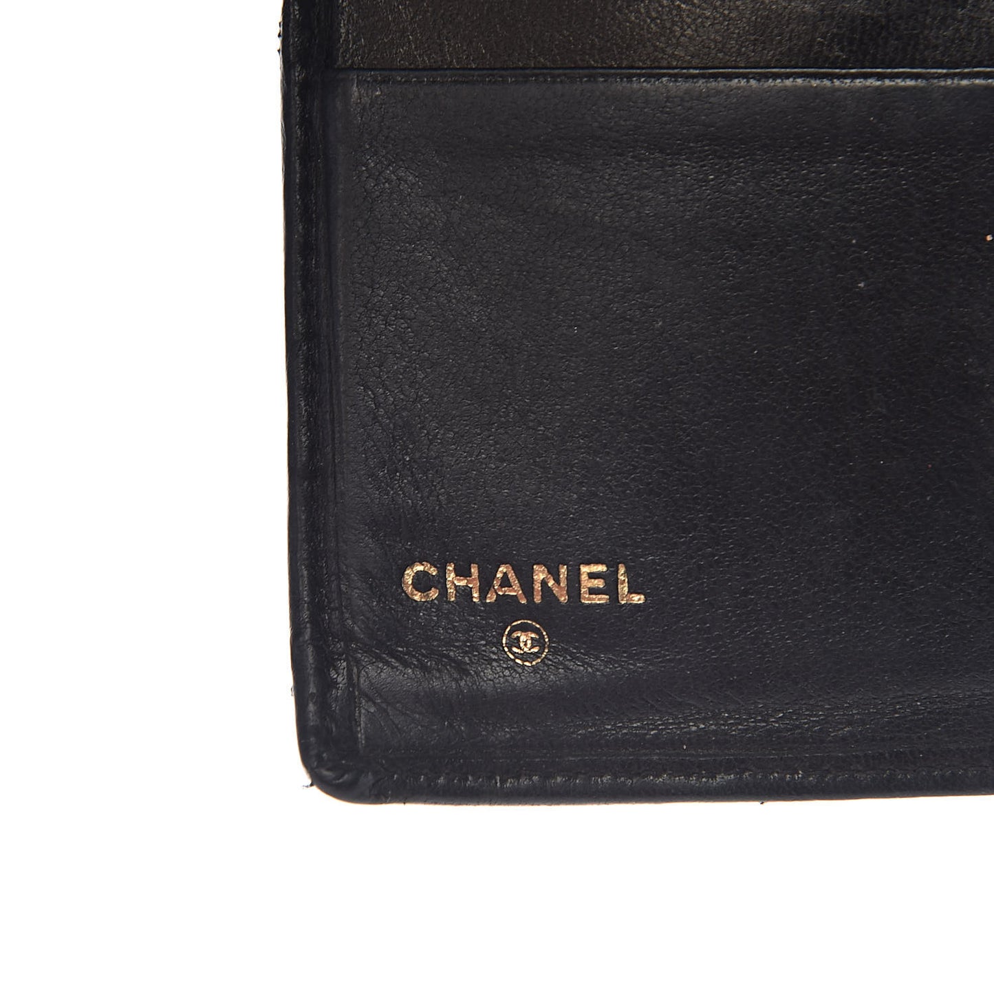 Lambskin Diamond Stitched French Wallet Black
