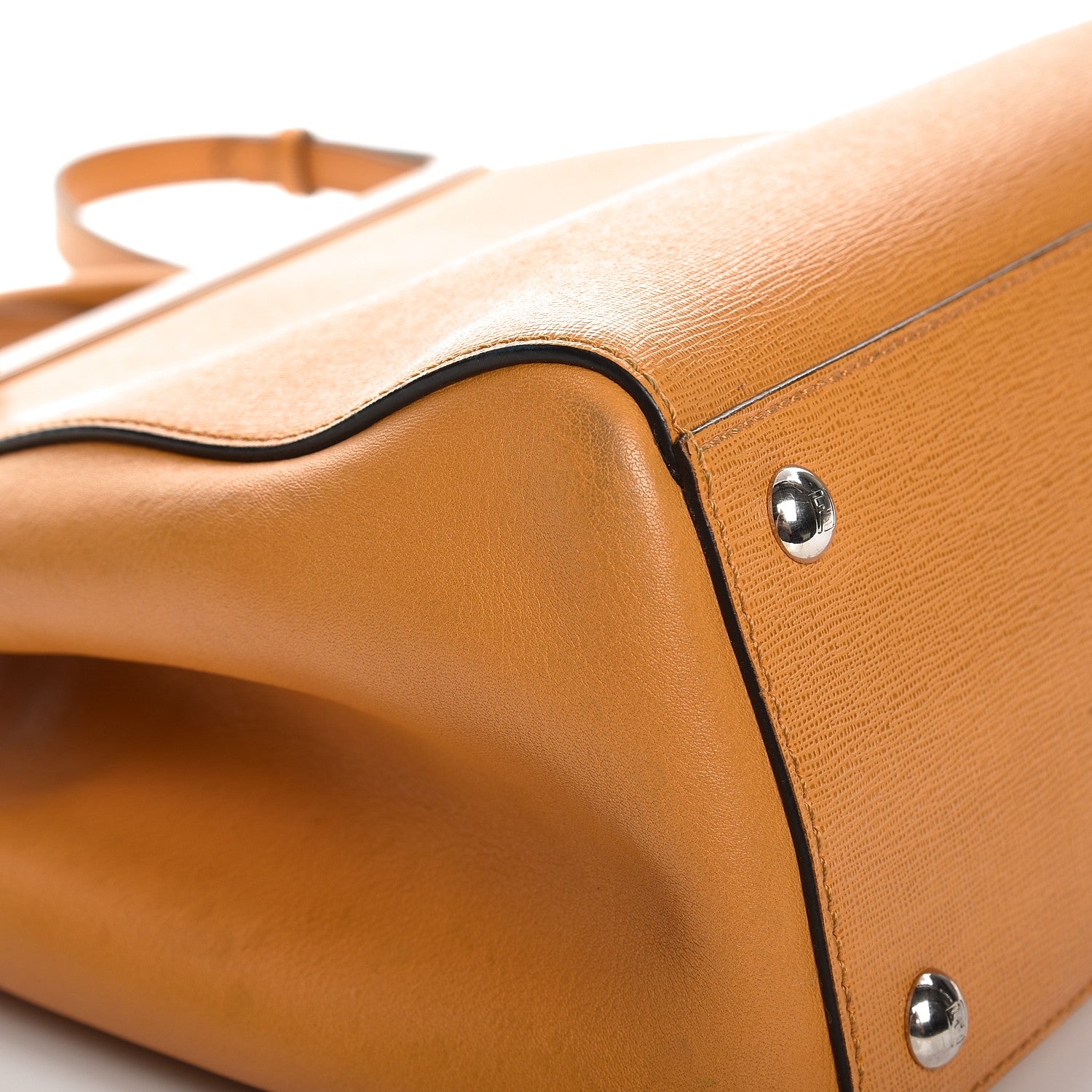 Fendi Vitello Elite Petite 2Jours Tote Syrup 9 of 12