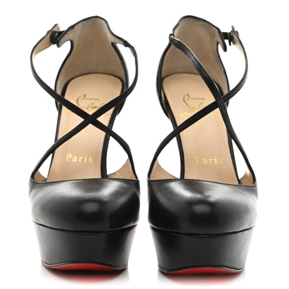 Christian Louboutin Kid Borghese 140 Pumps 35 Black 3 of 9