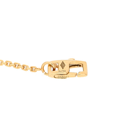 Louis Vuitton 18K Yellow Gold Diamond Idylle Blossom LV Pendant Necklace 4 of 5
