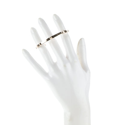 Hermes 18K Rose Gold Mini Clous Bracelet SH 2 of 4