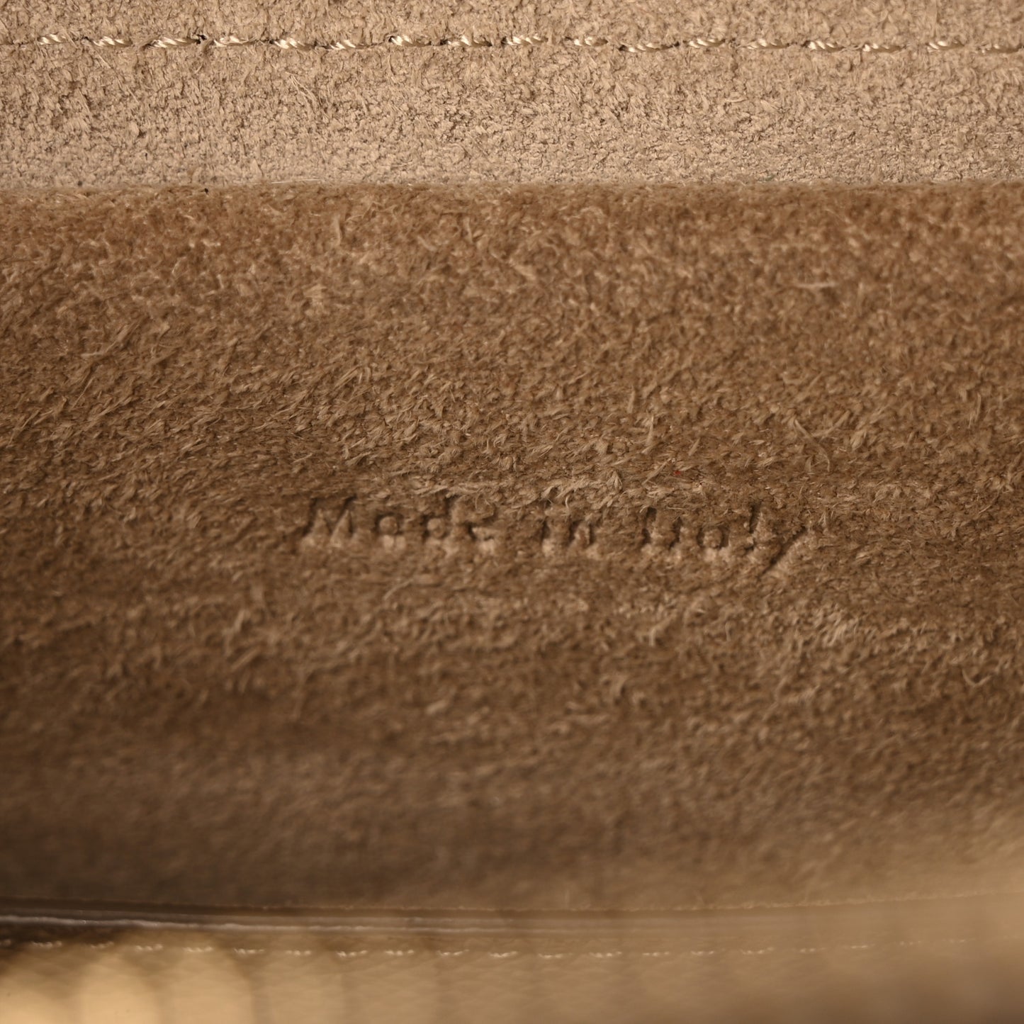 Grained Calfskin Micro Belt Bag Light Taupe