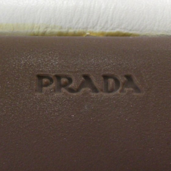 Prada Leather East West Tote White 9 of 9