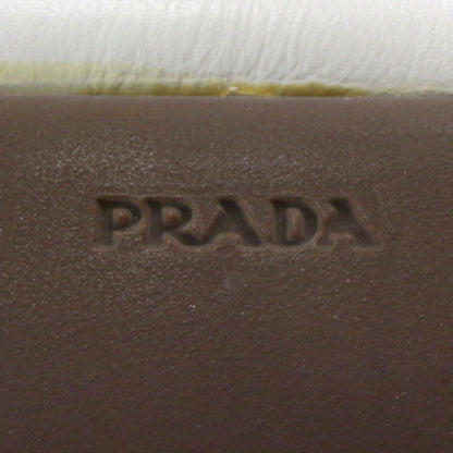 Prada Leather East West Tote White 9 of 9