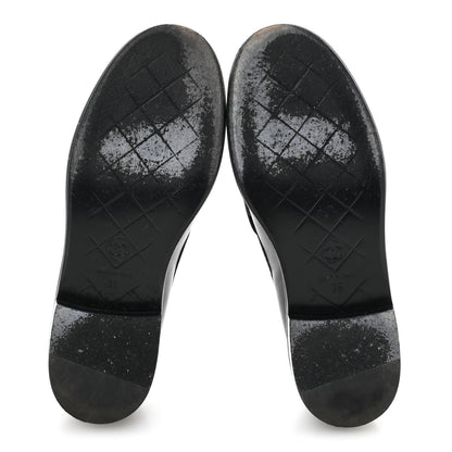 Chanel Lambskin Quilted CC Turnlock Loafers 36 Black 6 of 11