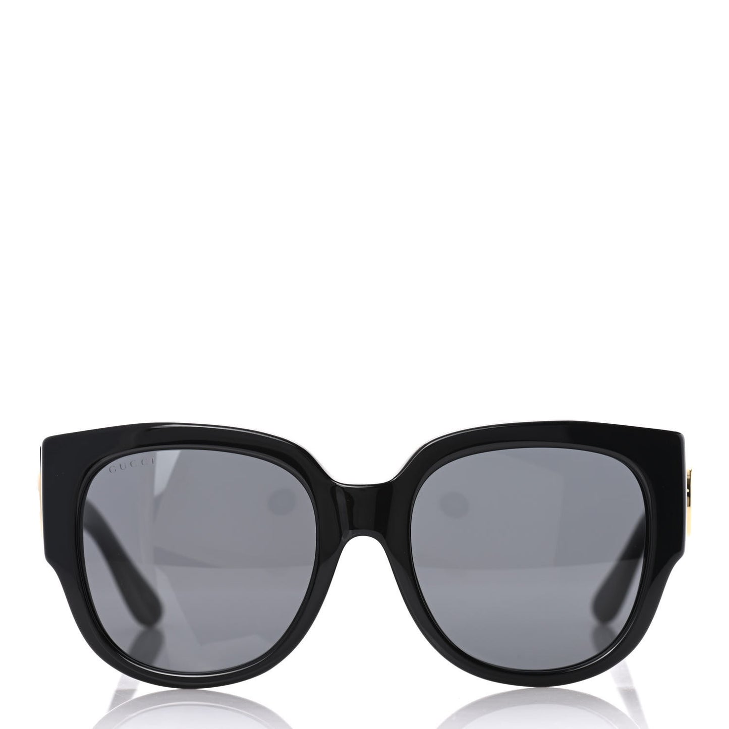 Acetate Square Frame Sunglasses GG0142SA Black
