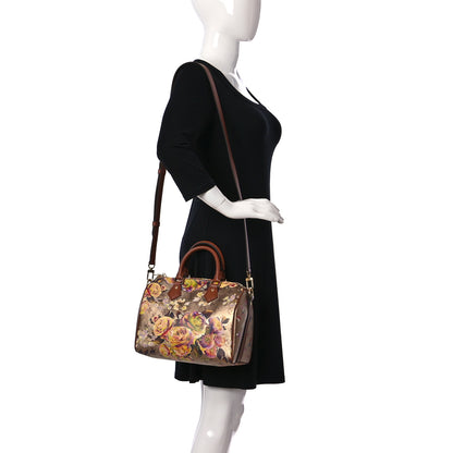 Louis Vuitton Metallic Monogram LV Garden Speedy Bandouliere 25 Gold 2 of 8