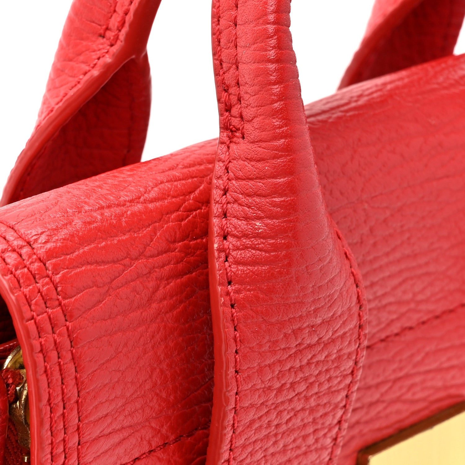 3.1 Phillip Lim Textured Calfskin Mini Pashli Satchel Red 18 of 18