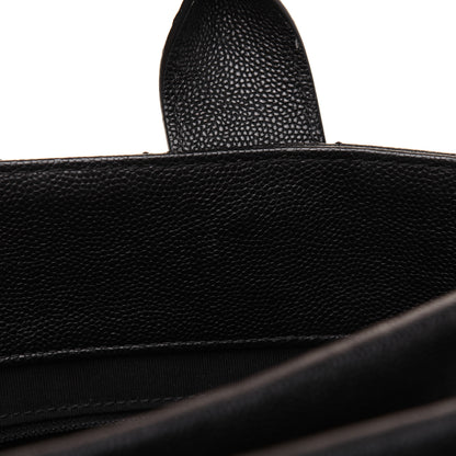 Chanel Caviar Quilted Urban Companion Top Handle Shopping Tote Black 10 of 23