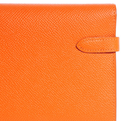 Hermes Epsom Kelly Longue Wallet Orange 15 of 18