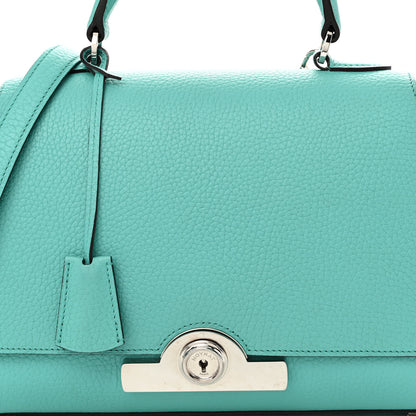 Moynat Taurillon Blush Rejane PM Turquoise 7 of 9
