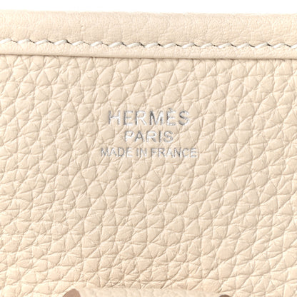Hermes Taurillon Clemence Evelyne III PM Craie 6 of 9