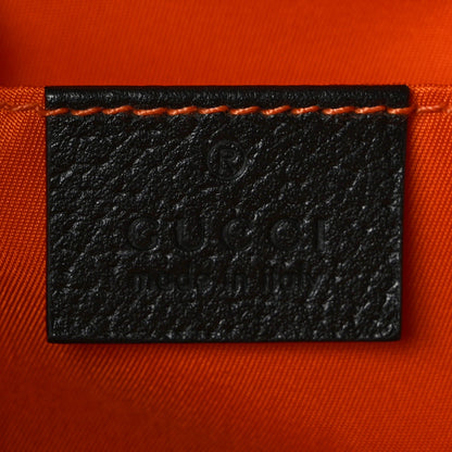 Gucci Econyl Nylon Monogram Off The Grid Messenger Orange Black 5 of 8