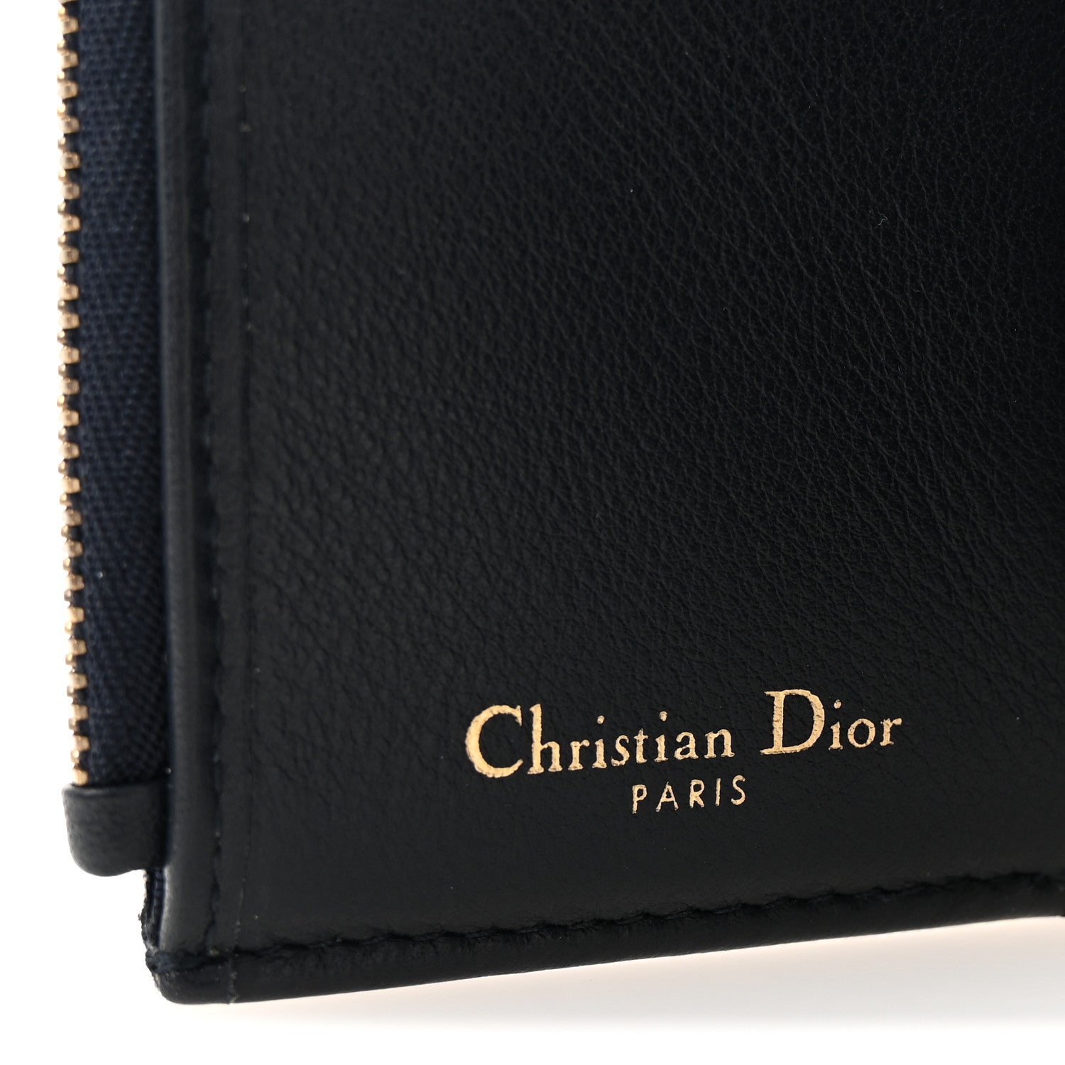 Christian Dior Oblique Saddle Lotus Wallet Blue 6 of 8