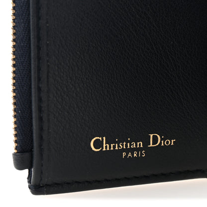 Christian Dior Oblique Saddle Lotus Wallet Blue 6 of 8