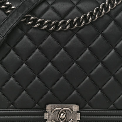 Chanel Calfskin Quilted Large Boy Flap Black 8 of 11