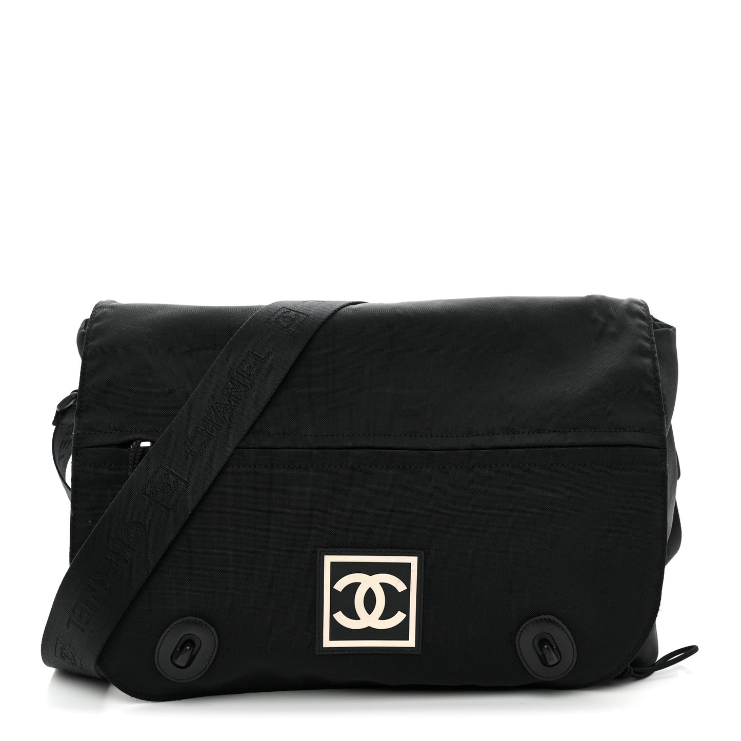 Nylon Sport CC Messenger Black