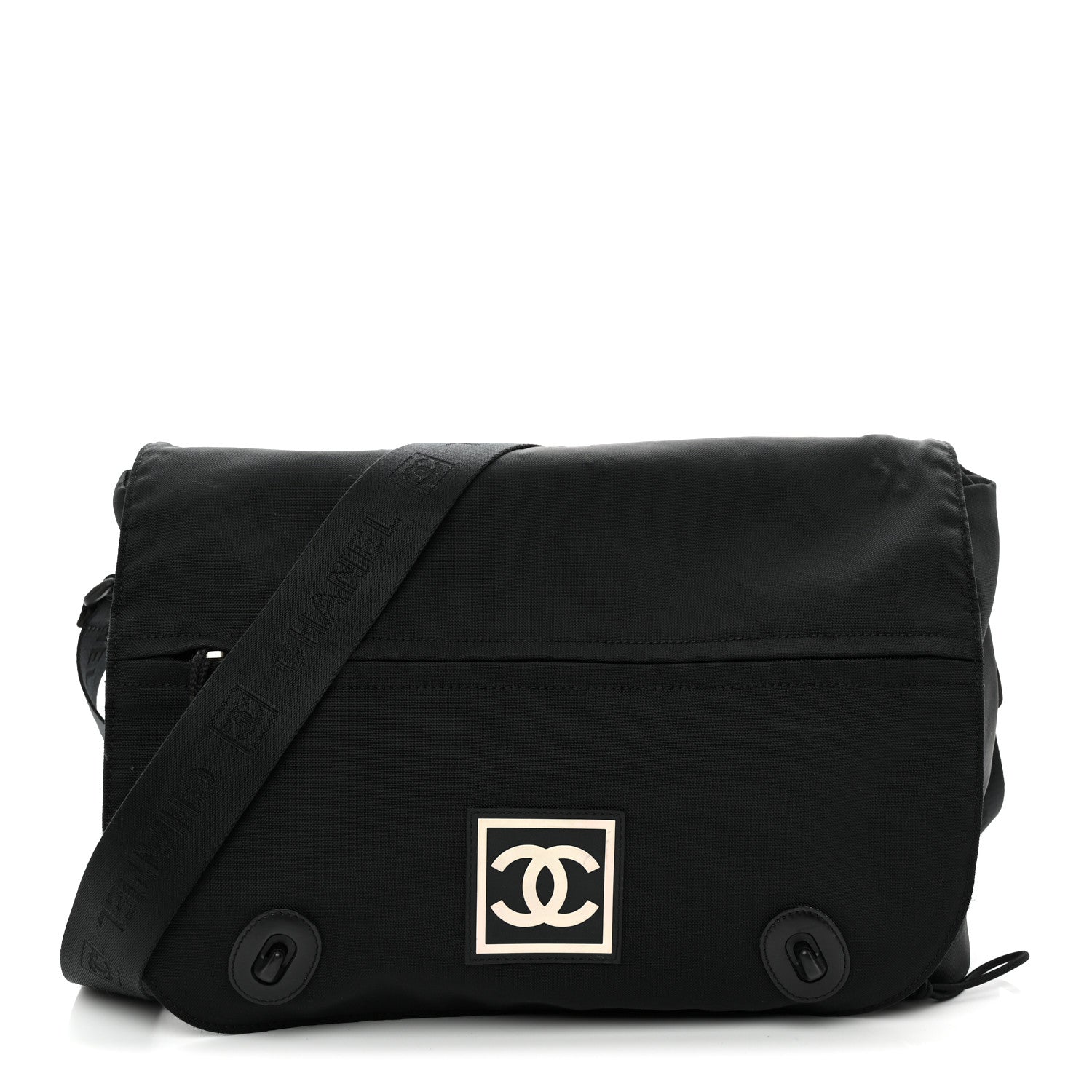 Chanel Nylon Sport CC Messenger Black 1 of 10