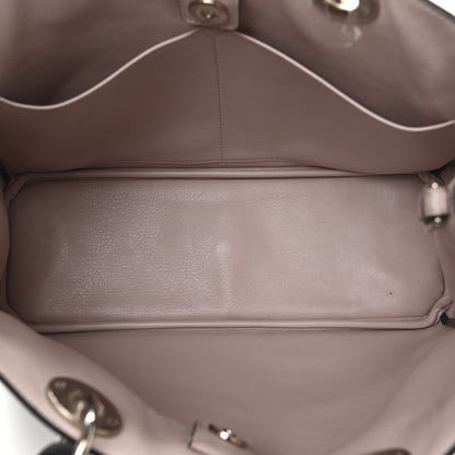 Christian Dior Smooth Calfskin Medium Diorissimo Tote Black Rose Poudre 5 of 12