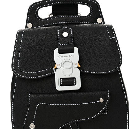 Christian Dior Grained Calfskin Mini Gallop Sling Bag Black 8 of 10