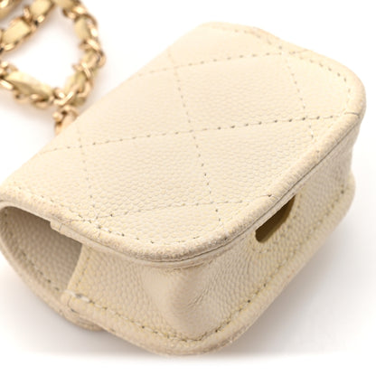 Chanel Caviar Quilted Airpods Pro Case White 12 of 12