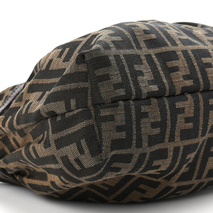 Fendi Zucca Cuoio Lucido Chef Hobo Tobacco Moro 7 of 8