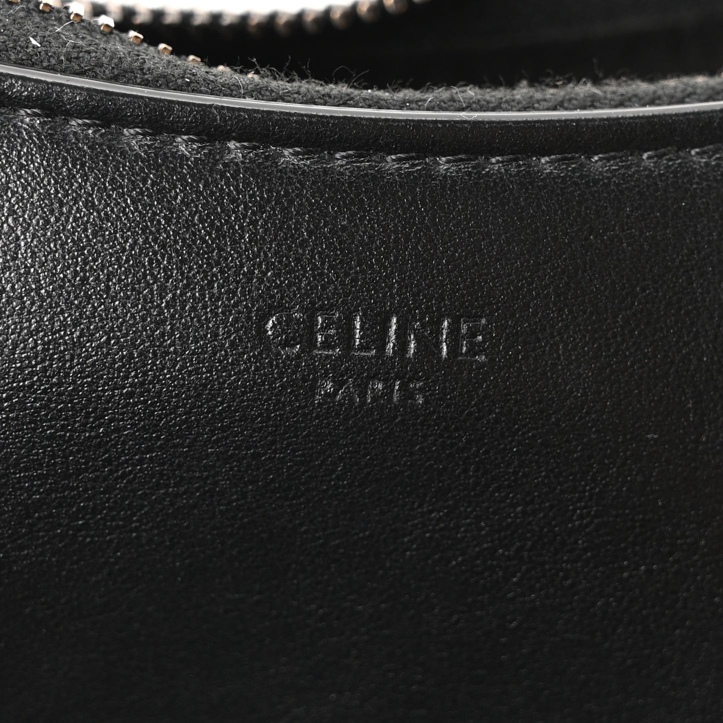 Smooth Calfskin Chain Strap Ava Shoulder Bag Black