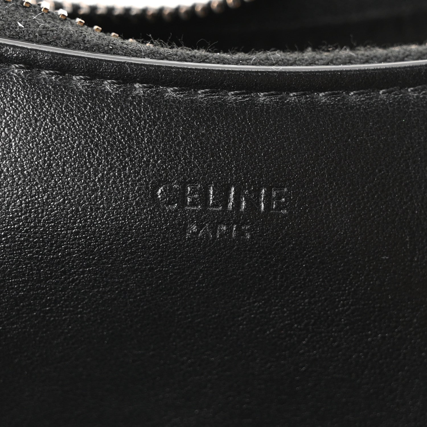 Celine Smooth Calfskin Chain Strap Ava Shoulder Bag Black 6 of 9