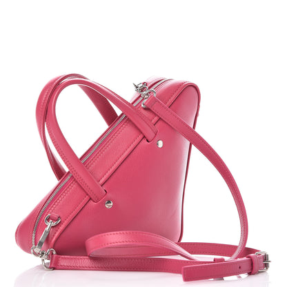 Balenciaga Calfskin XS Triangle Duffle Pink 3 of 8