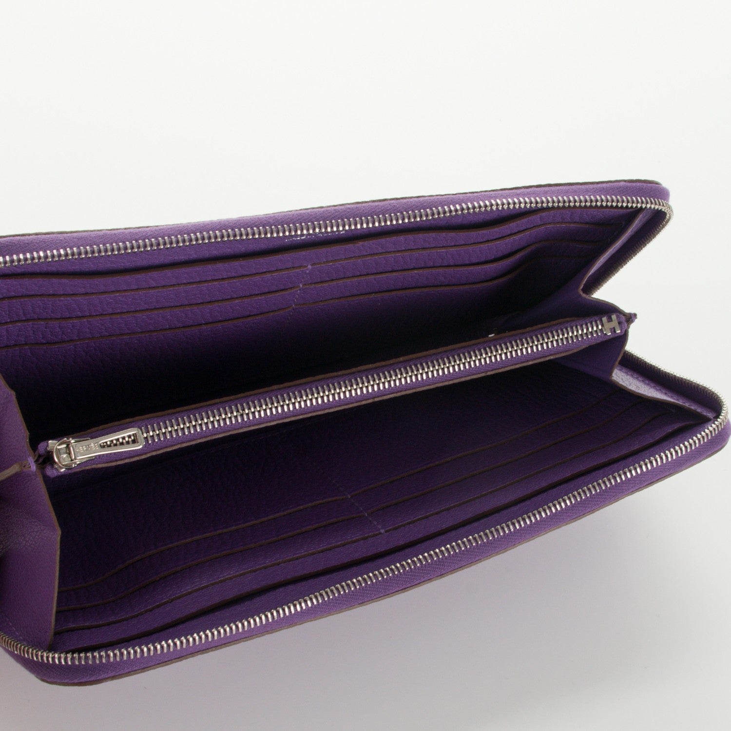 Hermes Chevre Mysore Evelyne Long Wallet Parme 5 of 7