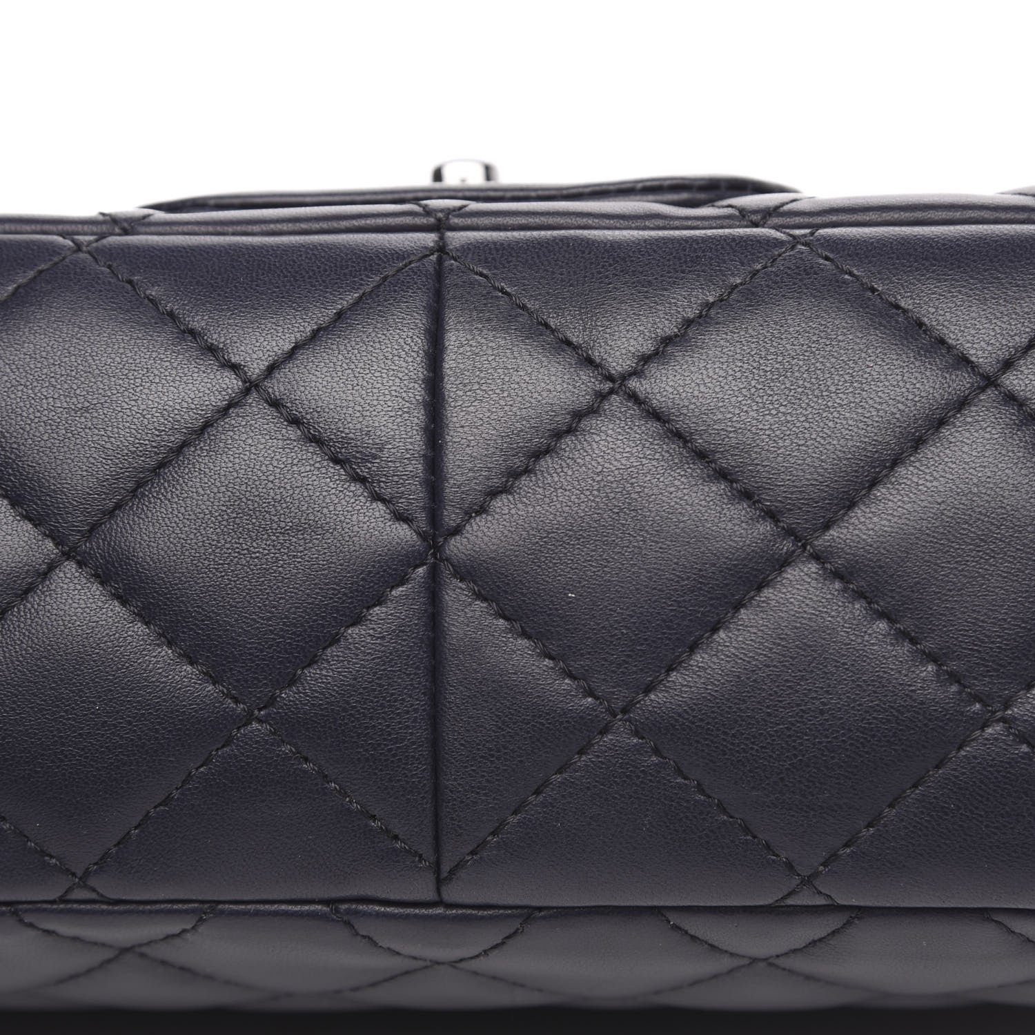 Chanel Lambskin Quilted Elementary Chic Flap Navy 11 of 13