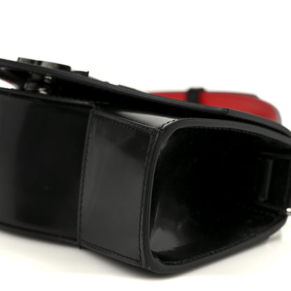 Christian Louboutin Abrasivato Calfskin Loubi54 Clutch Black Gun Metal 10 of 10